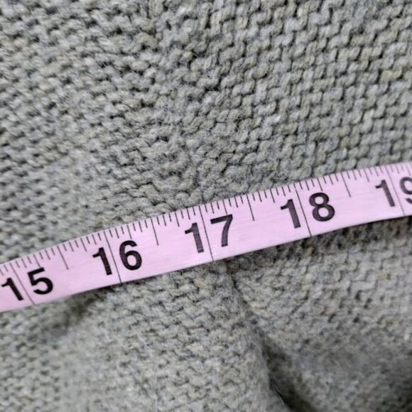 American Eagle Outfitters Military Style Tan Zip Up Wool/Rabbit Hair Sweater XL - Picture 7 of 14